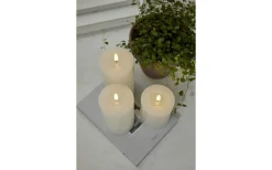 Star Trading Flamme Flow Batteridrivet Blockljus 15cm Longlife 1500h Vit* Flamme Batteriljus (Hela Serien)|Flamme Batteriljus (Hela Serien)