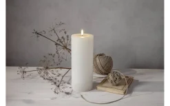 Flamme Batteriljus (Hela Serien)|Flamme Batteriljus (Hela Serien)<Star Trading Flamme Flow Batteridrivet Blockljus 27,5cm Longlife 2500h Vit