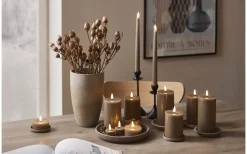 Star Trading Flamme Flow Batteridrivet Blockljus 12,5cm Mullvad* Flamme Batteriljus (Hela Serien)|Flamme Batteriljus (Hela Serien)