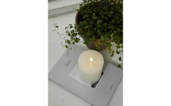 Star Trading Flamme Flow Batteridrivet Blockljus 12,5cm Longlife 1500h Vit* Flamme Batteriljus (Hela Serien)|Flamme Batteriljus (Hela Serien)