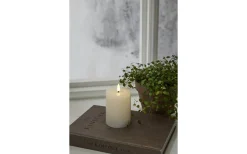 Star Trading Flamme Flow Batteridrivet Blockljus 12,5cm Longlife 1500h Vit* Flamme Batteriljus (Hela Serien)|Flamme Batteriljus (Hela Serien)