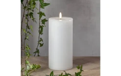 Flamme Batteriljus (Hela Serien)|Flamme Batteriljus (Hela Serien)<Star Trading Flamme Flow Batteridrivet Blockljus 22,5cm Longlife 2500h Vit