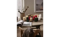 Flamme Batteriljus (Hela Serien)|Flamme Batteriljus (Hela Serien)<Star Trading Flamme Flow Batteridrivet Blockljus 15cm Grön