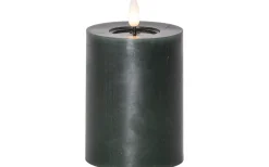 Flamme Flow Batteridrivet Blockljus 12,5cm Grön