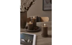 Flamme Flow Batteridrivet Blockljus 17,5cm Mullvad