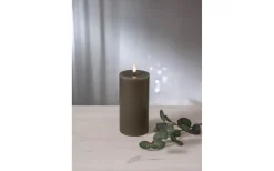 Flamme Flow Batteridrivet Blockljus 17,5cm Mullvad