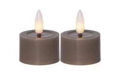 Flamme Batteriljus (Hela Serien)|Flamme Batteriljus (Hela Serien)<Star Trading Flamme Flow Värmeljus Ø40mm 2-pack Mullvad