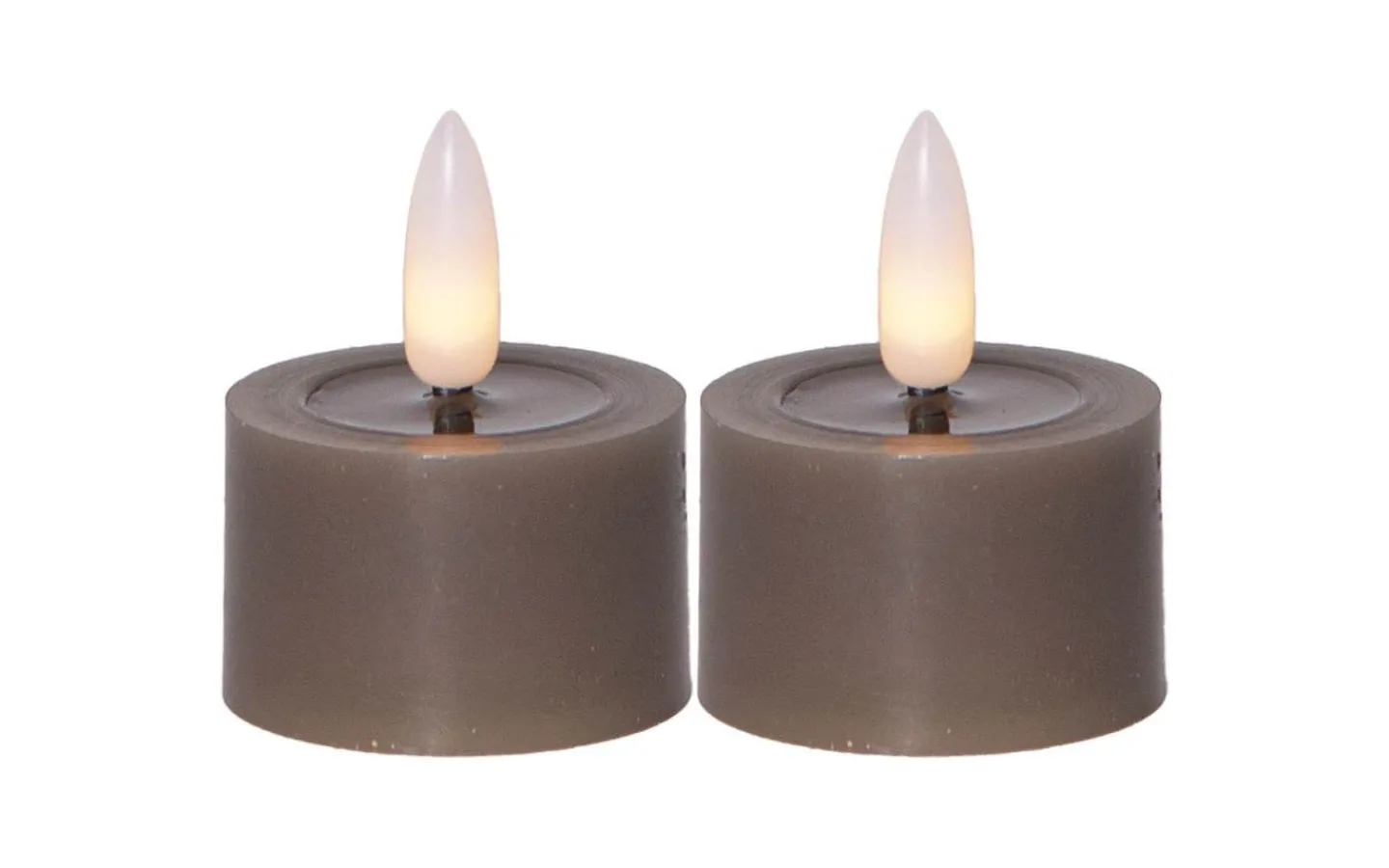 Flamme Batteriljus (Hela Serien)|Flamme Batteriljus (Hela Serien)<Star Trading Flamme Flow Värmeljus Ø40mm 2-pack Mullvad