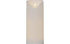 Flamme Grand Blockljus Utomhusbruk 40cm Longlife Vit