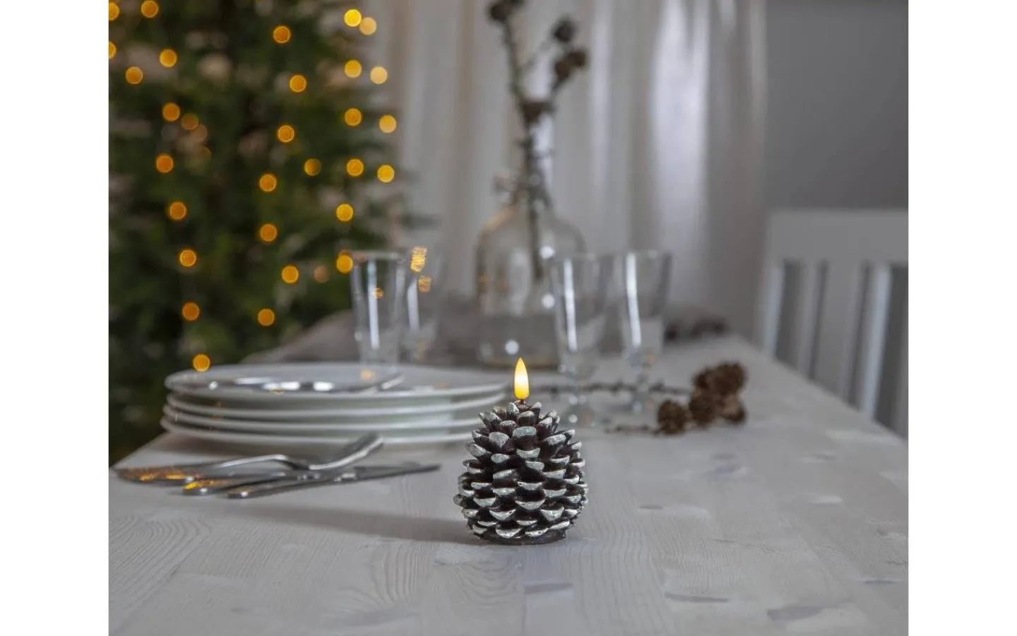 Flamme Batteriljus (Hela Serien)|Flamme Batteriljus (Hela Serien)<Star Trading Flamme Kotte Batteridrivet Ljus 11cm Brun