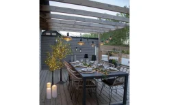 Flamme Batteriljus (Hela Serien)|Flamme Batteriljus (Hela Serien)<Star Trading Flamme Rak Blockljus 27,5cm Vit IP44