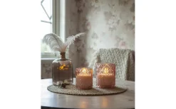 Flamme Batteriljus (Hela Serien)|Flamme Batteriljus (Hela Serien)<Star Trading Flamme Romb Batteridriven Ljuslykta 10cm Rosa