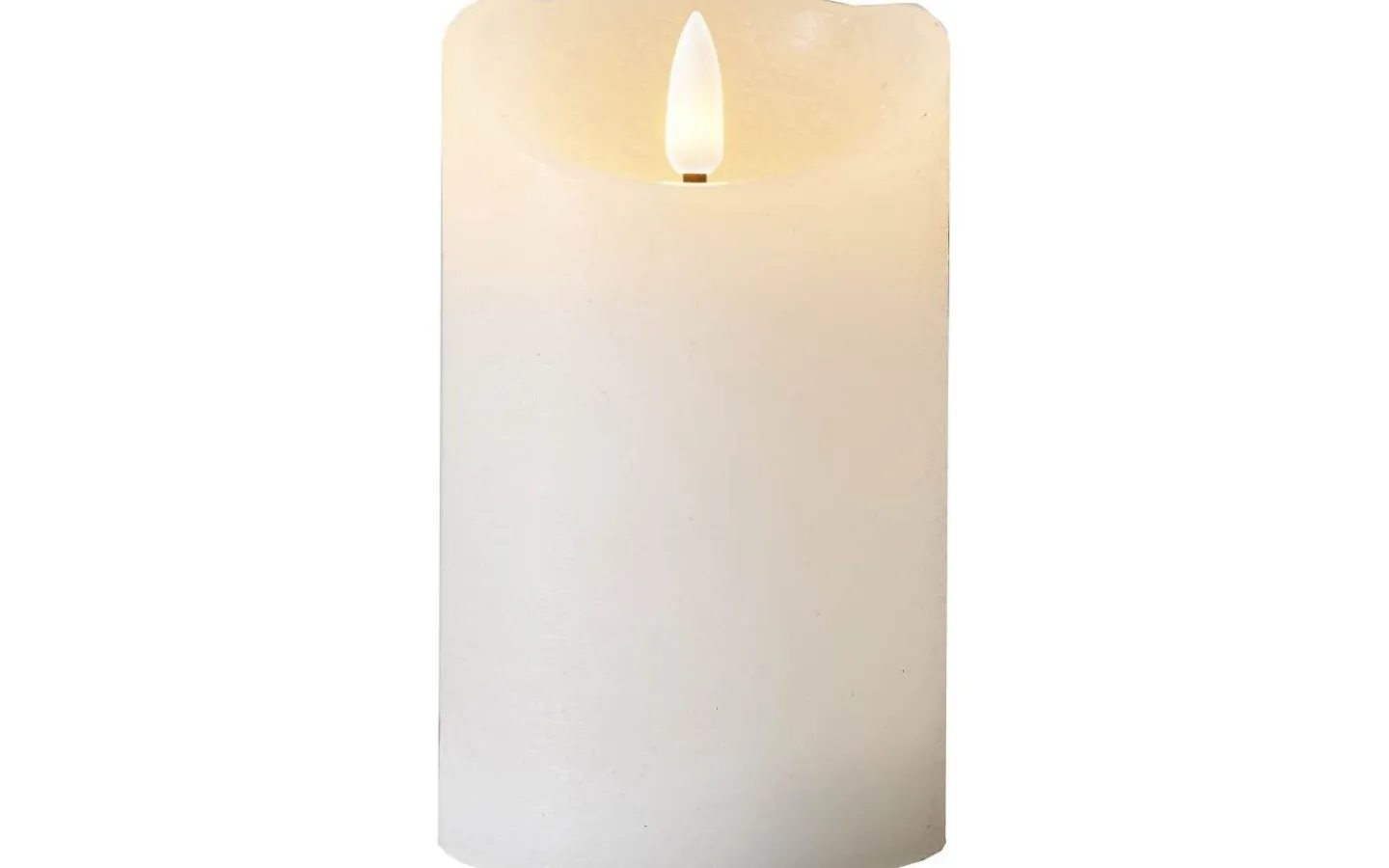 Flamme Batteriljus (Hela Serien)|Flamme Batteriljus (Hela Serien)<Star Trading Flamme Rustic Batteridrivet Blockljus 12,5cm Vit