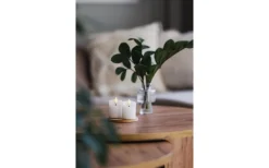 Flamme Rustic Blockljus 7,5cm 2-pack Vit