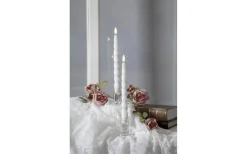 Star Trading Flamme Shine Batteridrivna Antikljus 25cm 2-Pack Vit* Flamme Batteriljus (Hela Serien)|Flamme Batteriljus (Hela Serien)