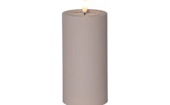 Flamme Soft Batteridrivet Blockljus 17,5cm Beige