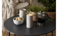 Flamme Soft Batteridrivet Blockljus 17,5cm Beige