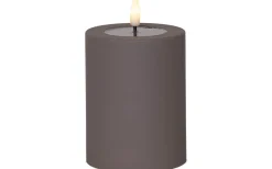 Star Trading Flamme Soft Batteridrivet Blockljus 12,5cm Mullvad* Flamme Batteriljus (Hela Serien)|Flamme Batteriljus (Hela Serien)