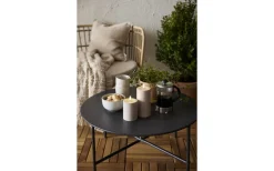 Flamme Batteriljus (Hela Serien)|Flamme Batteriljus (Hela Serien)<Star Trading Flamme Soft Batteridrivet Blockljus 12,5cm Beige