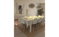 Flamme Batteriljus (Hela Serien)|Flamme Batteriljus (Hela Serien)<Star Trading Flamme Topp Batteridrivet Blockljus 17cm Vit