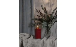 Star Trading Flamme Topp Batteridrivet Blockljus 15cm Mörkröd* Flamme Batteriljus (Hela Serien)|Flamme Batteriljus (Hela Serien)