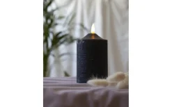 Flamme Batteriljus (Hela Serien)|Flamme Batteriljus (Hela Serien)<Star Trading Flamme Topp Batteridrivet Blockljus 15cm Svart