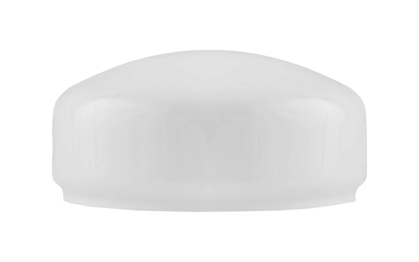 Flat bordlampskärm 200 - Vitt överfångsglas