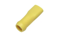 Flatstifthylsa, Helisolerad, 4,0-6,0 mm², Gul, 100 st/frp