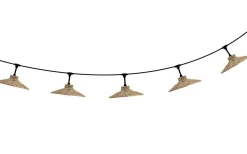 Flex Out Ljusslinga 6,5m med 5st Sari skärmar 29cm Natur IP44