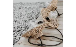 Flex Out Ljusslinga 6,5m med 5st Sari skärmar 29cm Natur IP44