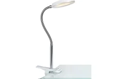 Klämlampor<Markslojd Flex Skrivbordslampa LED 5W Vit/Krom