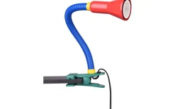 Barnrum|Klämlampor<Trio Lighting Flexo Klämlampa E14 flerfärgad