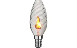 Star Trading Flicker Flame E14 Kron Twisted 3W* Dekorativa Ljuskällor E14
