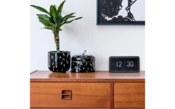 Bordsklockor|Väggklockor<NeXtime Flip Clock 24HR Bords-/Väggklocka 18 cm Svart