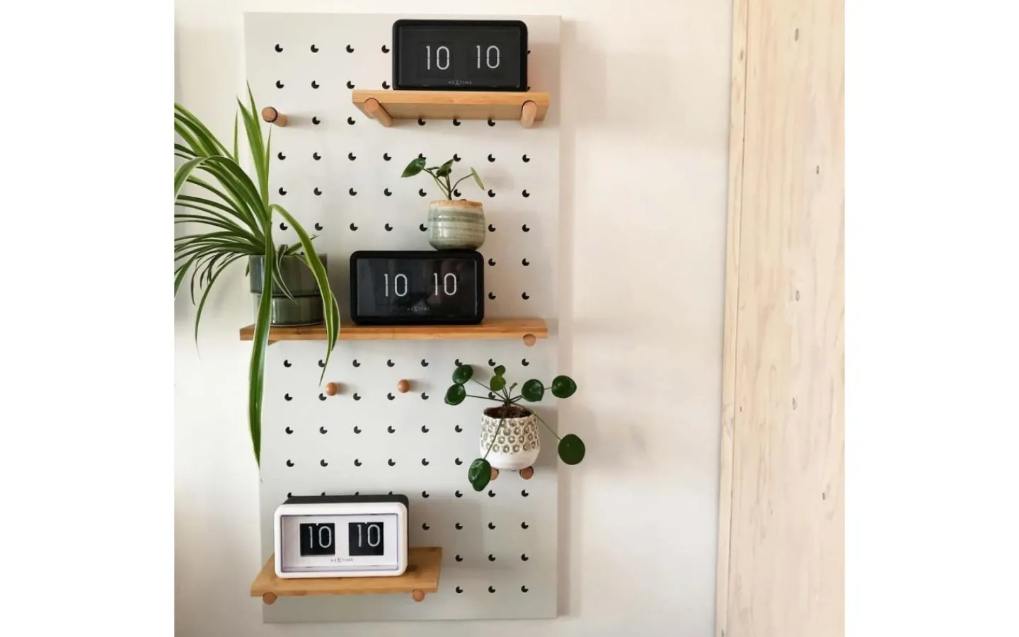 Bordsklockor|Väggklockor<NeXtime Flip Clock 24HR Bords-/Väggklocka 18 cm Svart