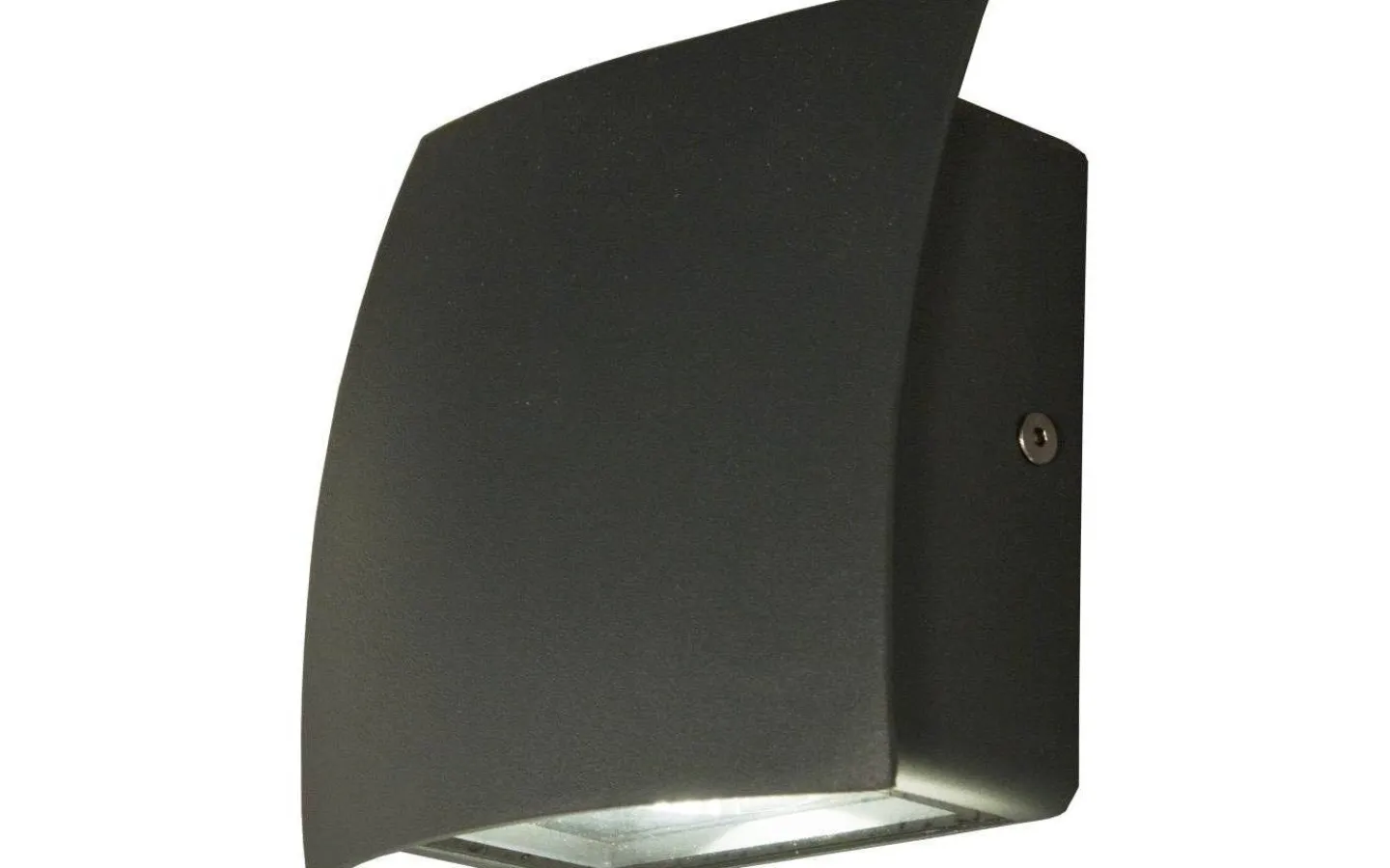 Vägglampor Utomhus|Upp Eller Nedljus Lampor<Aneta Flip Vägglampa LED 3000K 6W Mörkgrå IP54