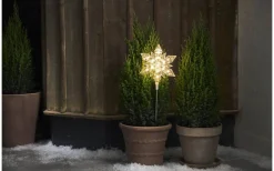 Flocke Batteridriven Utomhusdekoration 48cm Transparent