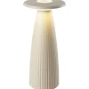 Allmänbelysning|Uppladdningsbara Lampor Utomhus<Ubiqua Lighting Flora Batterilampa 24cm 2700/3000K Sand IP54