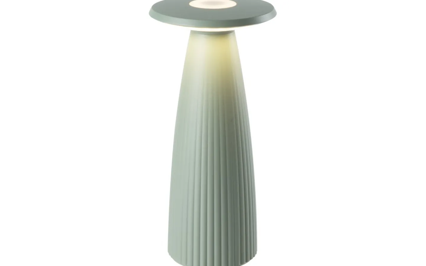 Allmänbelysning|Uppladdningsbara Lampor Utomhus<Ubiqua Lighting Flora Batterilampa 24cm 2700/3000K Salvia IP54