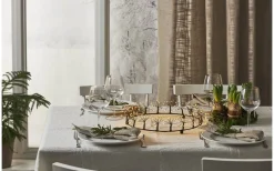 Kransar|Julpynt Inomhus<Star Trading Flower Krans 35cm LED Svart Inomhus