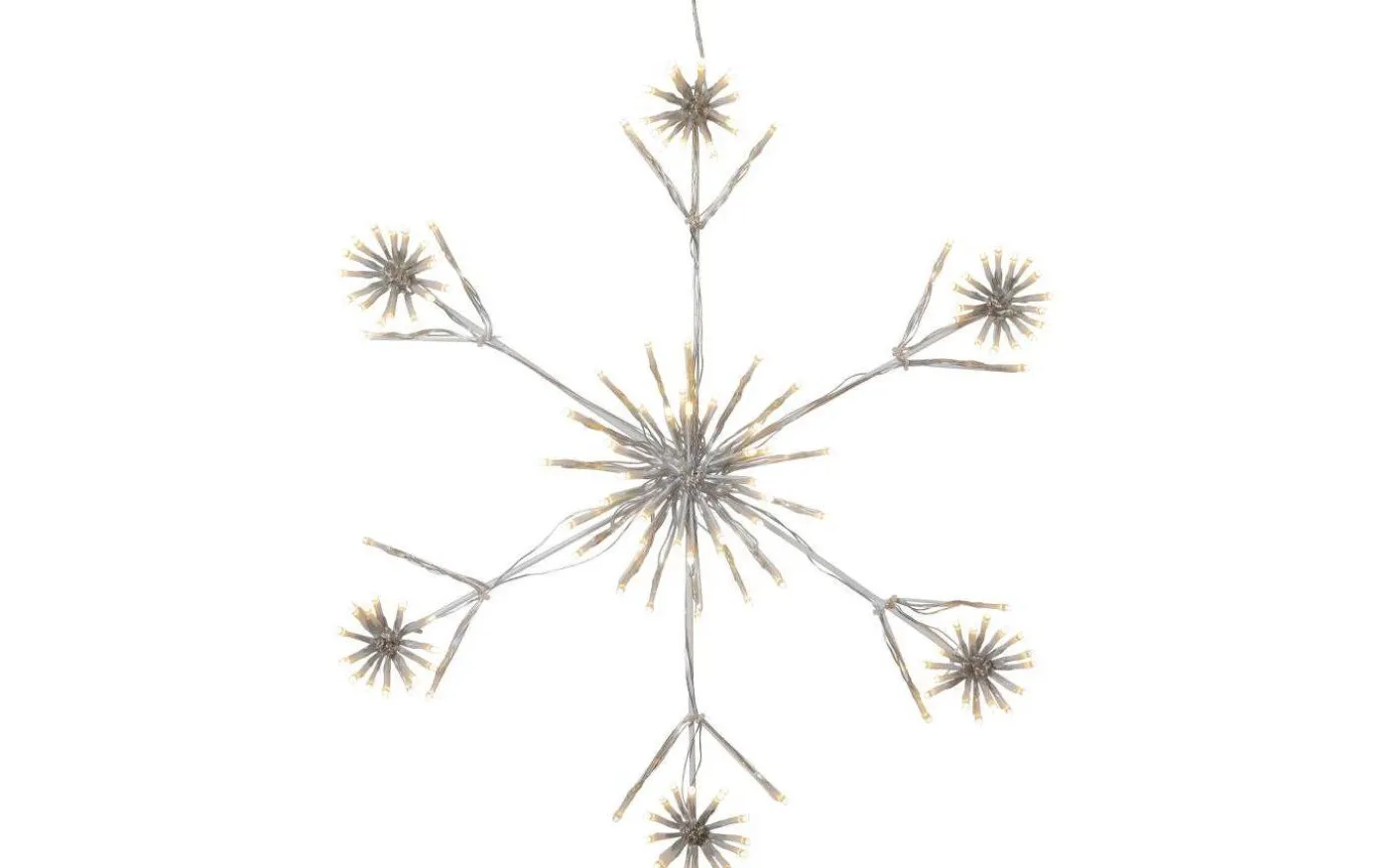 Flower Snowflake Siluett 60cm Varmvit IP44