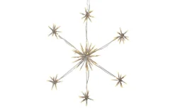 Flower Snowflake Siluett 50cm Varmvit IP44