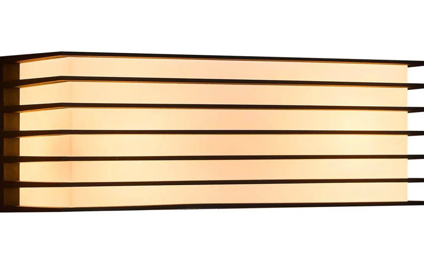 Fluctus Vägglampa 28cm Svart IP44