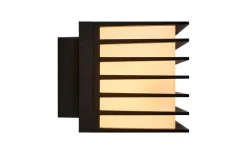 Fluctus Vägglampa 28cm Svart IP44