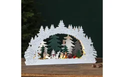 Forest Friends Batteridriven Ljusstake Skog Multifärgad