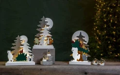 Batteri Julpynt Inomhus<Star Trading Forest Friends Batteridriven Dans Kring Gran 44cm