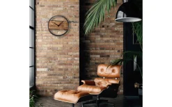 NeXtime Forest Large Väggklocka Ø45 cm Trä/Svart* Väggklockor