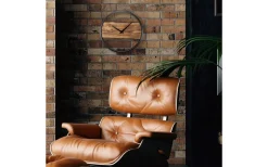 NeXtime Forest Large Väggklocka Ø45 cm Trä/Svart* Väggklockor