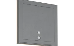 Fortaleza Laddbar Vägglampa LED Antracit rörelse- och skymningssensor IP54