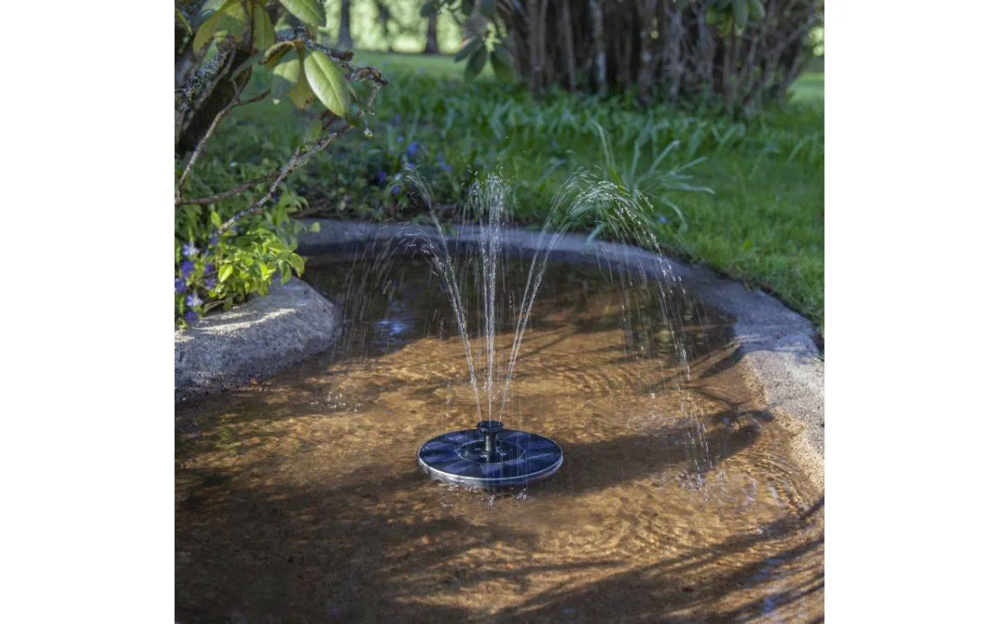 Visa Alla Solcellslampor<Star Trading Fountain Solcellsdekoration 10cm Svart